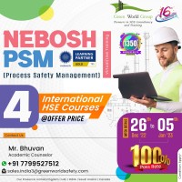 Enroll NEBOSH PSM Course in Hyderabad